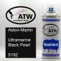 Preview: Aston-Martin, Ultramarine Black Pearl, 5192: 400ml Sprühdose, von ATW Autoteile West.